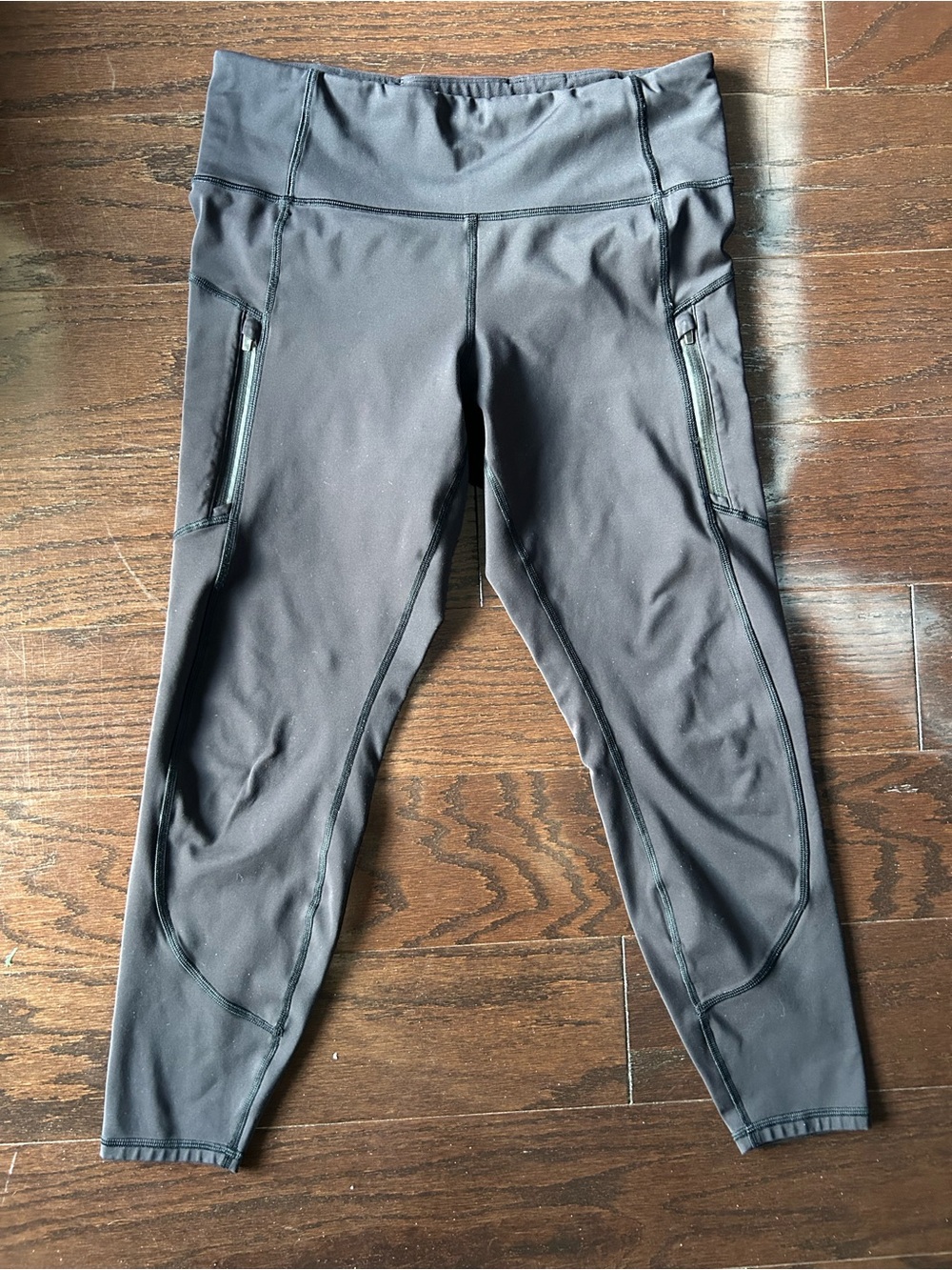 Athleta Rainier Leggings with Side Zip Pockets